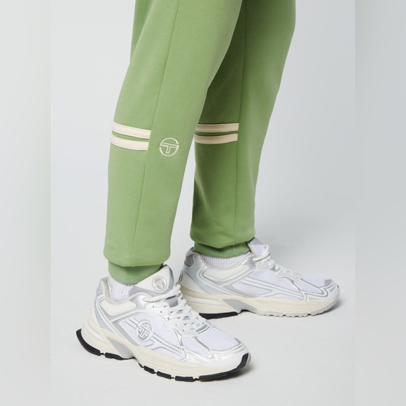Sergio Tacchini DALLAS TRACK JACKET ARCHIVIO- JADE GREEN/ PEARL IVORY & Pant set - Picture 9 of 14